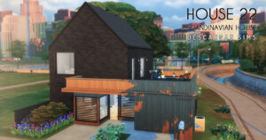 Scandinavian House at Descargas Sims