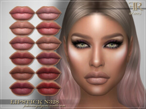 Lipstick N328 by FashionRoyaltySims at TSR
