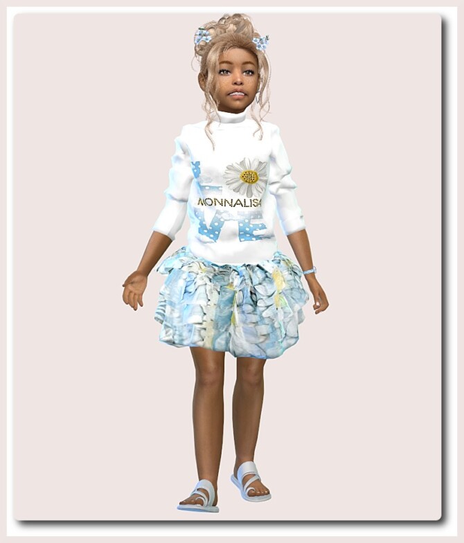 Sims 4 Dress for Girls at Sims4 Boutique