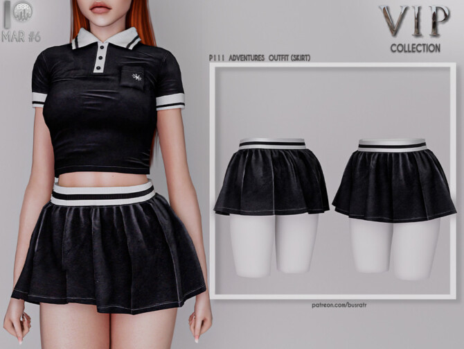 Sims 4 ADVENTURES OUTFIT (SKIRT) P111 by busra tr at TSR