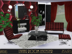 Living room Leicester at DiaNa Sims 4