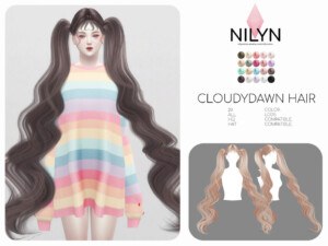Cloudydown Hair by Nilyn at TSR