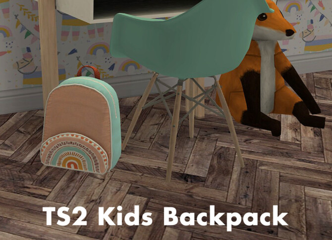 Sims 4 Child Backpack at Riekus13