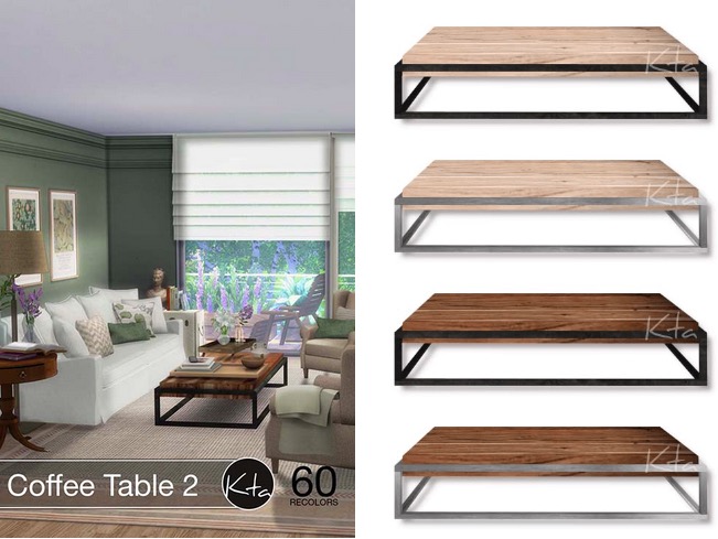 Sims 4 Coffee Table 2 at Ktasims
