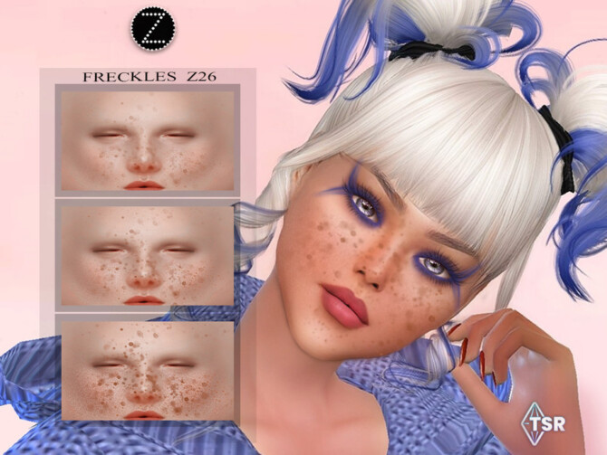 Sims 4 FRECKLES Z26 by ZENX at TSR