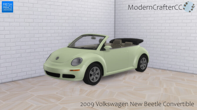 Sims 4 2009 Volkswagen New Beetle Convertible at Modern Crafter CC