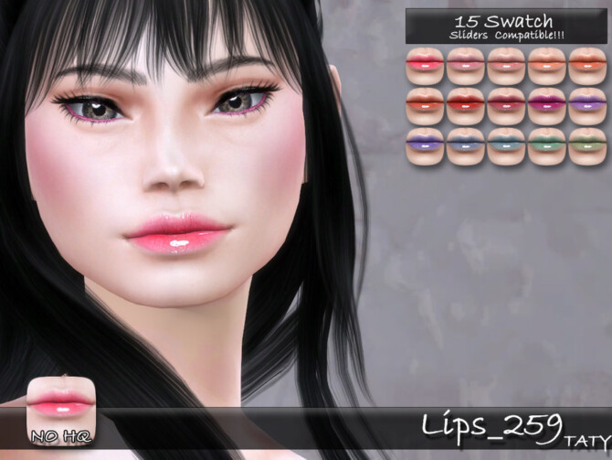 Sims 4 Lips 259 by tatygagg at TSR