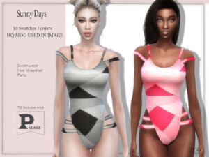 Sunny Days Swimsuit by pizazz at TSR