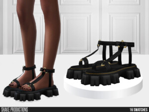 869 – High Heeled Sandals by ShakeProductions at TSR