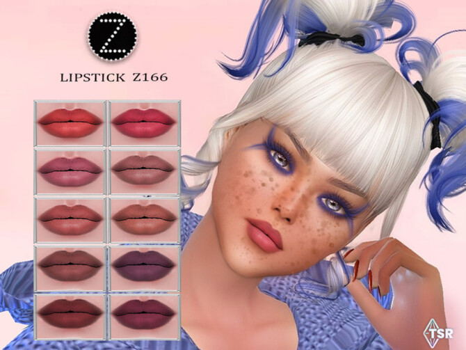 Sims 4 LIPSTICK Z166 by ZENX at TSR