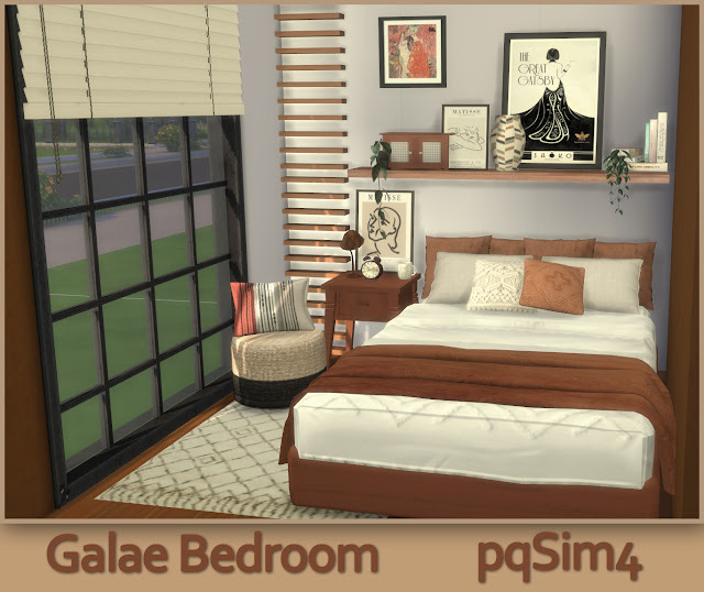 Sims 4 Galae Bedroom at pqSims4