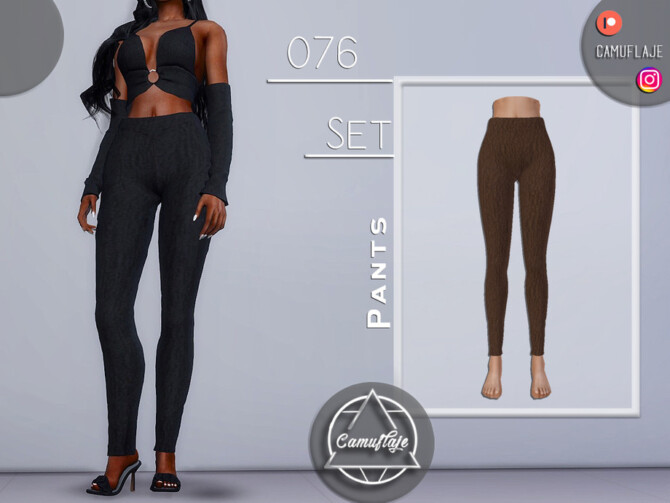 Sims 4 SET 076   Pants by Camuflaje at TSR