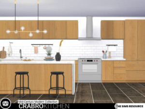 Mid-Century Modern – Crabro Kitchen by wondymoon at TSR