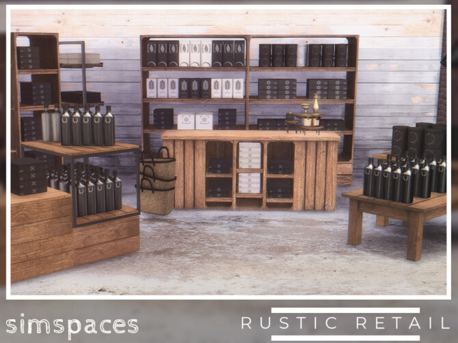Sims 4 Rustic Retail   Fillers by simspaces at TSR