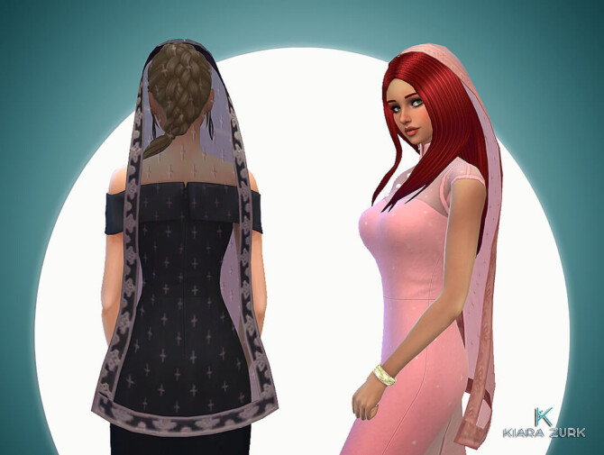 Sims 4 Bride Veil at My Stuff Origin