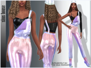 Holographic women’s jumpsuit by Sims House at TSR