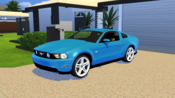 Sims 4 2012 Ford Mustang GT at Modern Crafter CC