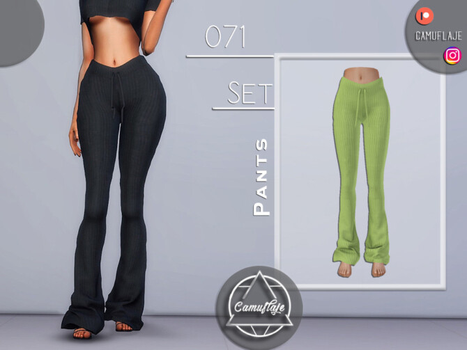 Sims 4 SET 071   Pants by Camuflaje at TSR