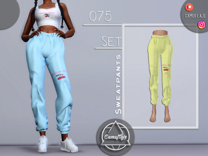 Sims 4 SET 075   Sweatpants by Camuflaje at TSR