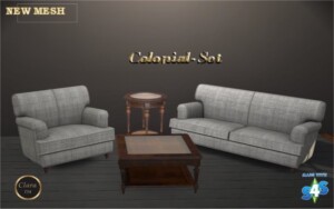 Colonial-Set at All 4 Sims