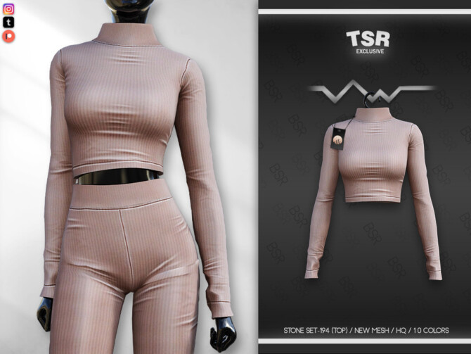 Sims 4 STONE SET 194 (TOP) BD641 by busra tr at TSR