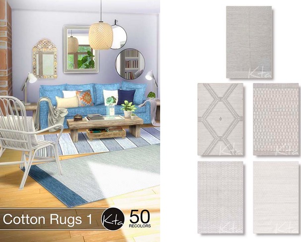 Sims 4 Cotton Rugs 1 at Ktasims