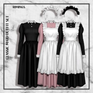 Classic Maid Outfit Set at RIMINGs