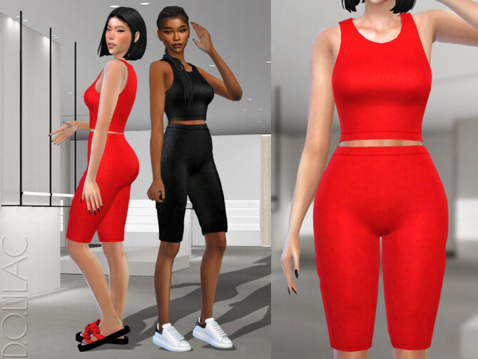 Sims 4 Crop Top [SET] DO332 by D.O.Lilac at TSR