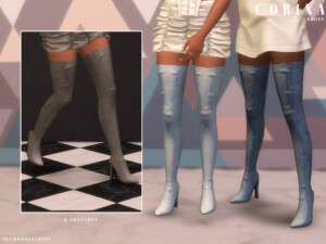 CORINA BOOTS by Plumbobs n Fries at TSR