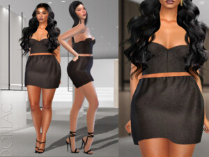 Strapless Bustier Top [SET] DO327 by D.O.Lilac at TSR