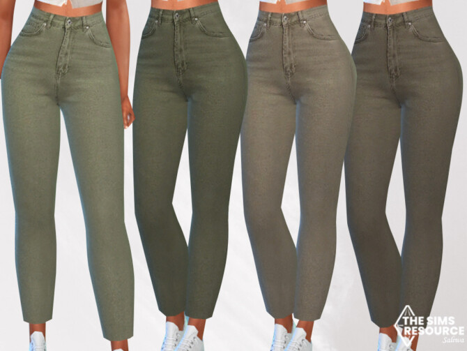 Sims 4 Cropped Casual Jeans by Saliwa at TSR