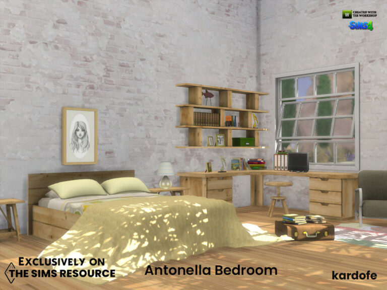 Antonella Bedroom by kardofe at TSR » Sims 4 Updates