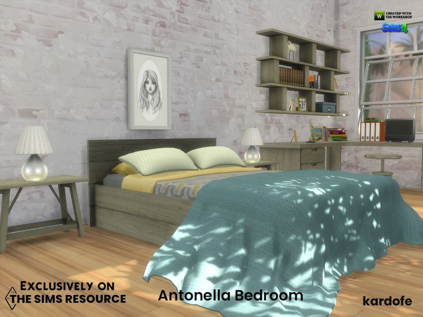 Antonella Bedroom by kardofe at TSR » Sims 4 Updates