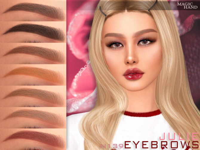 Sims 4 Julie Eyebrows N139 by MagicHand at TSR