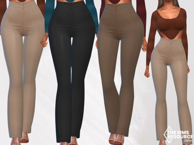 Sims 4 Cotton Trousers by Saliwa at TSR