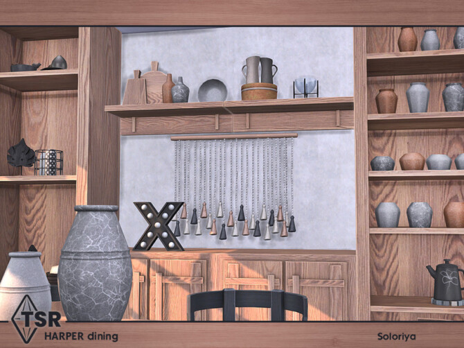 Sims 4 Harper Dining by soloriya at TSR