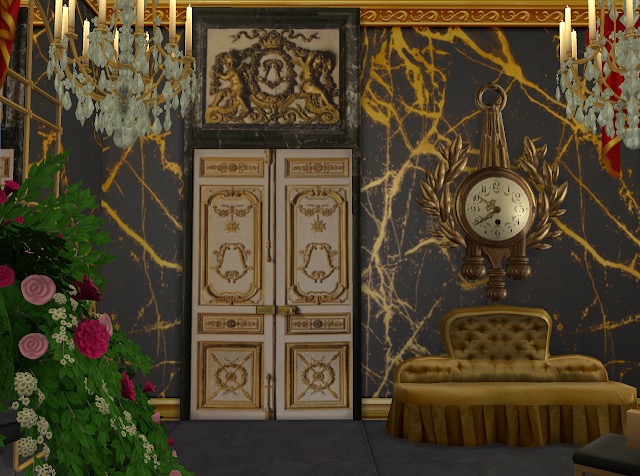 Sims 4 Versailles Door With Angels On Top at Anna Quinn Stories